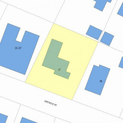 27 George St, Newton, MA 02458 plot plan