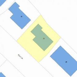 20 Rose Dr, Newton, MA 02465 plot plan