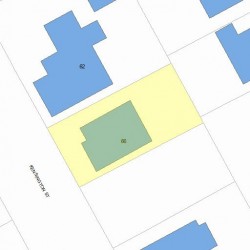 66 Kensington St, Newton, MA 02460 plot plan