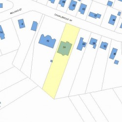 64 Charlemont St, Newton, MA 02461 plot plan