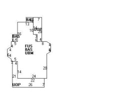 46 Columbus St, Newton, MA 02461 floor plan