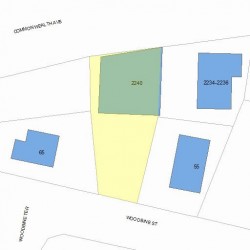 2240 Commonwealth Ave, Newton, MA 02459 plot plan