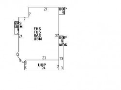 8 Mague Pl, Newton, MA 02465 floor plan