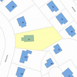 98 Ridge Ave, Newton, MA 02459 plot plan