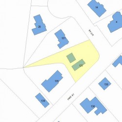 125 Pine St, Newton, MA 02466 plot plan