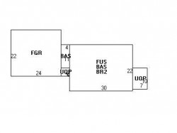 40 Princess Rd, Newton, MA 02465 floor plan