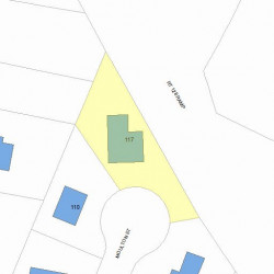 117 Moulton St, Newton, MA 02462 plot plan