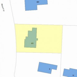 486 Walnut St, Newton, MA 02460 plot plan
