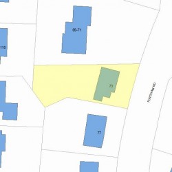 73 Fordham Rd, Newton, MA 02465 plot plan