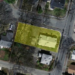 161 Parmenter Rd, Newton, MA 02465 aerial view