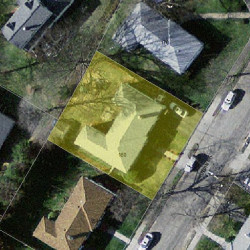 160 Truman Rd, Newton, MA 02459 aerial view