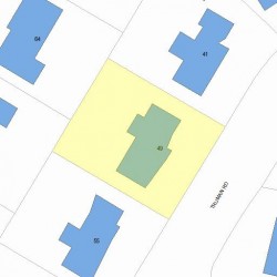 49 Truman Rd, Newton, MA 02459 plot plan