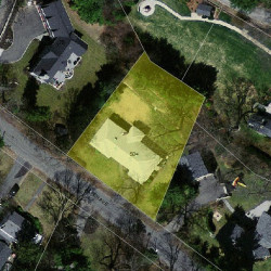 50 Aspen Ave, Newton, MA 02466 aerial view
