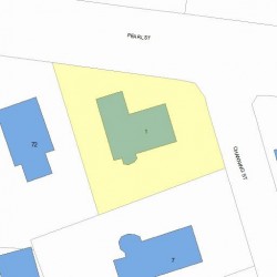 1 Channing St, Newton, MA 02458 plot plan