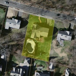 200 Cotton St, Newton, MA 02458 aerial view