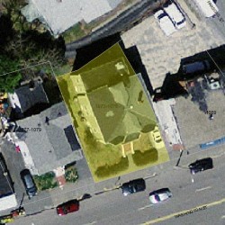 1073 Washington St, Newton, MA 02465 aerial view