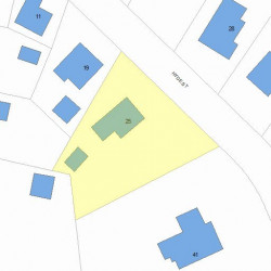 25 Hyde St, Newton, MA 02461 plot plan