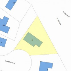 10 Blueberry Cir, Newton, MA 02462 plot plan