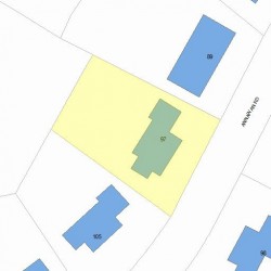 97 Annawan Rd, Newton, MA 02468 plot plan