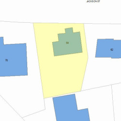 64 Jackson St, Newton, MA 02459 plot plan