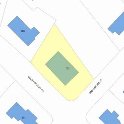 132 Country Club Rd, Newton, MA 02459 plot plan