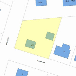 428 Parker St, Newton, MA 02459 plot plan