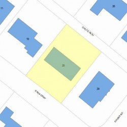 25 Shute Path, Newton, MA 02459 plot plan