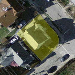 51 Green St, Newton, MA 02458 aerial view