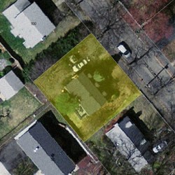 94 Shady Hill Rd, Newton, MA 02461 aerial view