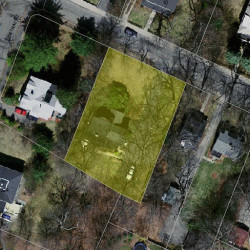 11 Fern St, Newton, MA 02466 aerial view