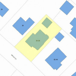 36 Ripley St, Newton, MA 02459 plot plan