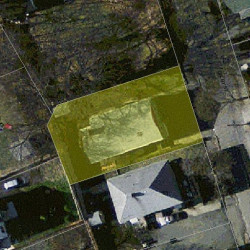 59 Dalby St, Newton, MA 02458 aerial view