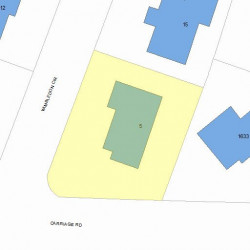 5 Wimbledon Cir, Newton, MA 02465 plot plan