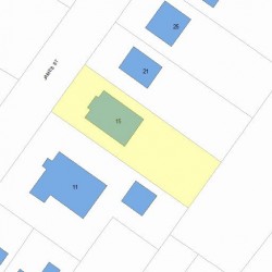 15 James St, Newton, MA 02465 plot plan