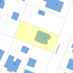 35 Bradford Rd, Newton, MA 02461 plot plan