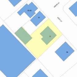 93 West St, Newton, MA 02458 plot plan