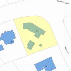 27 Country Club Rd, Newton, MA 02459 plot plan