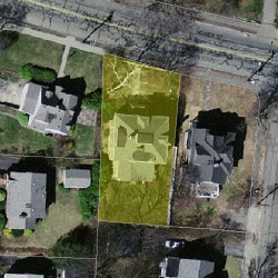 222 Homer St, Newton, MA 02459 aerial view