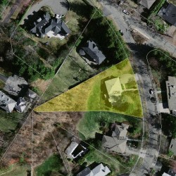 236 Baldpate Hill Rd, Newton, MA 02459 aerial view