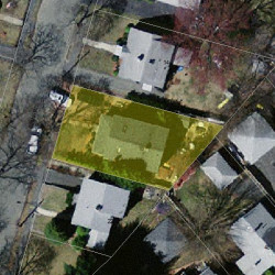18 Bemis Rd, Newton, MA 02460 aerial view