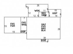 12 Oldham Rd, Newton, MA 02465 floor plan