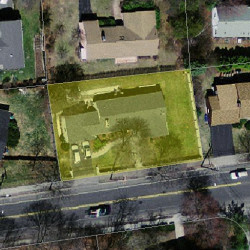 1275 Beacon St, Newton, MA 02468 aerial view