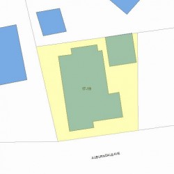 19 Auburndale Ave, Newton, MA 02465 plot plan