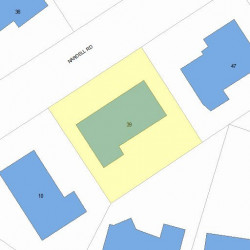 39 Nardell Rd, Newton, MA 02459 plot plan