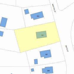 191 Grove St, Newton, MA 02466 plot plan