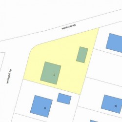 2 Wyoming Rd, Newton, MA 02460 plot plan