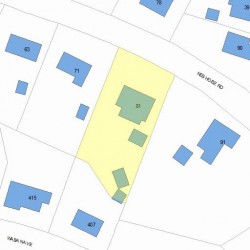 81 Neshobe Rd, Newton, MA 02468 plot plan