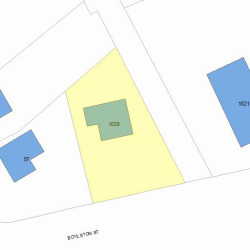 1029 Boylston St, Newton, MA 02461 plot plan