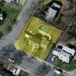 106 Nevada St, Newton, MA 02460 aerial view