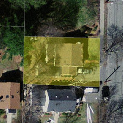 8 Hancock Ave, Newton, MA 02459 aerial view